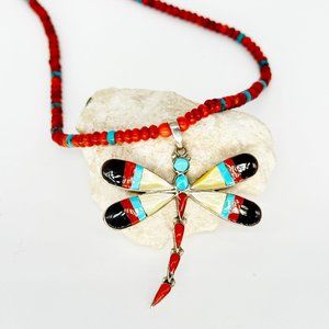 Sterling Dragonfly Necklace